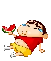 shin chan watermelon