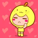 cute kawaii fruits animation
