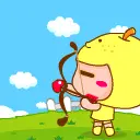 cute kawaii fruits animation
