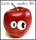 Even Apples Flirt