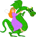 fairy with dragon