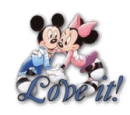 love it mickey and minnie