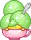 green ice cream