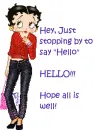 Greeting betty boop
