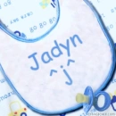 Jadyn on a bib