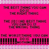 The best thing u can do 