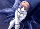 upset anime girl