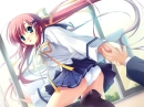 anime girl run away