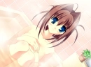 anime girl in bath