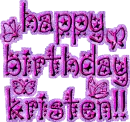 Happy Birthday Kristen!!