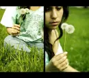 flowers & girl