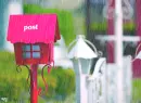 mail box & rain