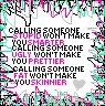 Calling someone
