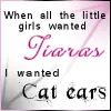 when all the little girls wanted tiaras...