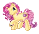 Yellow Princess Pony