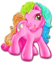 Bright Pink Pony