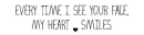 My heart smiles