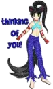 girl thinking of you