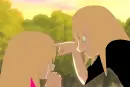 mean mean yasuna pokeing yumis head
