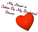My Heart is taken by my boyfriend steven