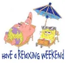 spongebob patrick weekend