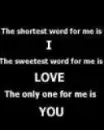 i love you