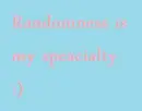 ranomness