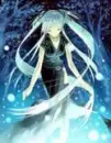 pretty blue anime water god