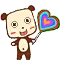 bear with a heart