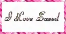 i love saeed