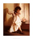 girl, playing, shoes