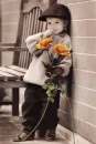 young, boy, love, vintage