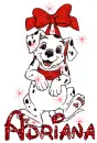 Dalmation Wth Sparkles and Name
