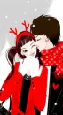 cute kawaii winter lovers