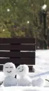 cute kawaii snowman lovers