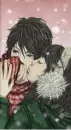 cute kawaii winter lovers