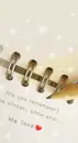 cute kawaii winter letter