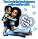 True love is the love between a mother & her child
