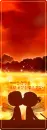 cute kawaii sunset angel lovers kissing