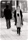 girl walking down the street