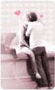 lovers kissing