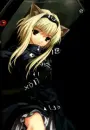 Catgirl in black
