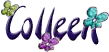 Colleen, butterflies
