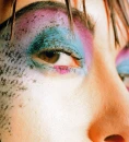 speckled make-up