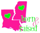Mississippi and Louisiana