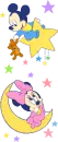 moon and star
