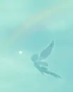 blue fairy in the sky