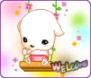 cute kawaii blushy puppy