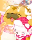 cute kawaii blushy puppy