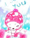 cute kawaii blushy puppy
